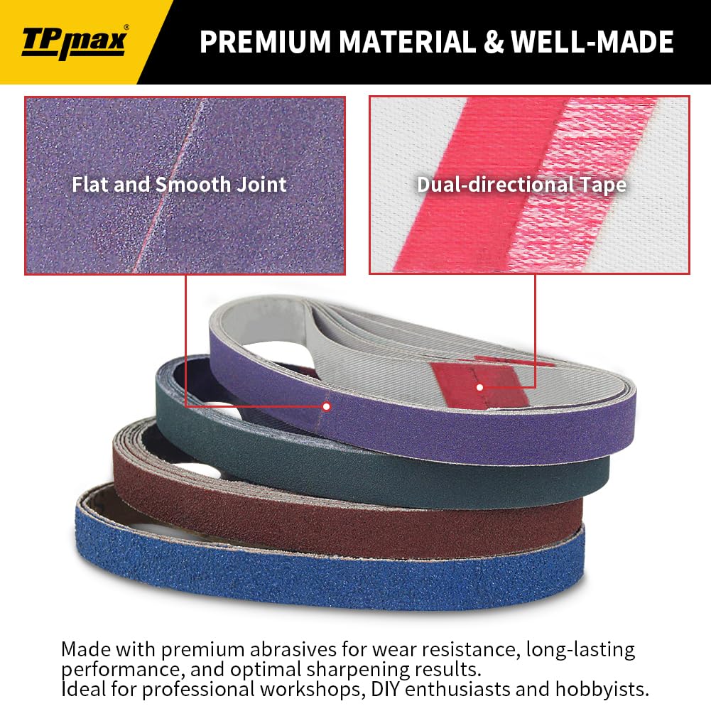 TPmax 400 grit belt for polishing and edge refinement
