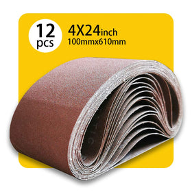 TPmax 12-pack of sanding belts for projects