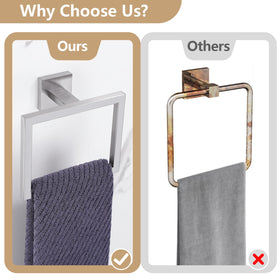 TQKAG second coat hook provides extra storage in bathrooms or entryways