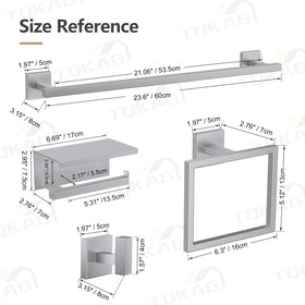 TQKAG screw hardware pack ensures secure wall mounting