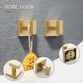 TQKAG brushed gold toilet paper holder for durable bathroom organization