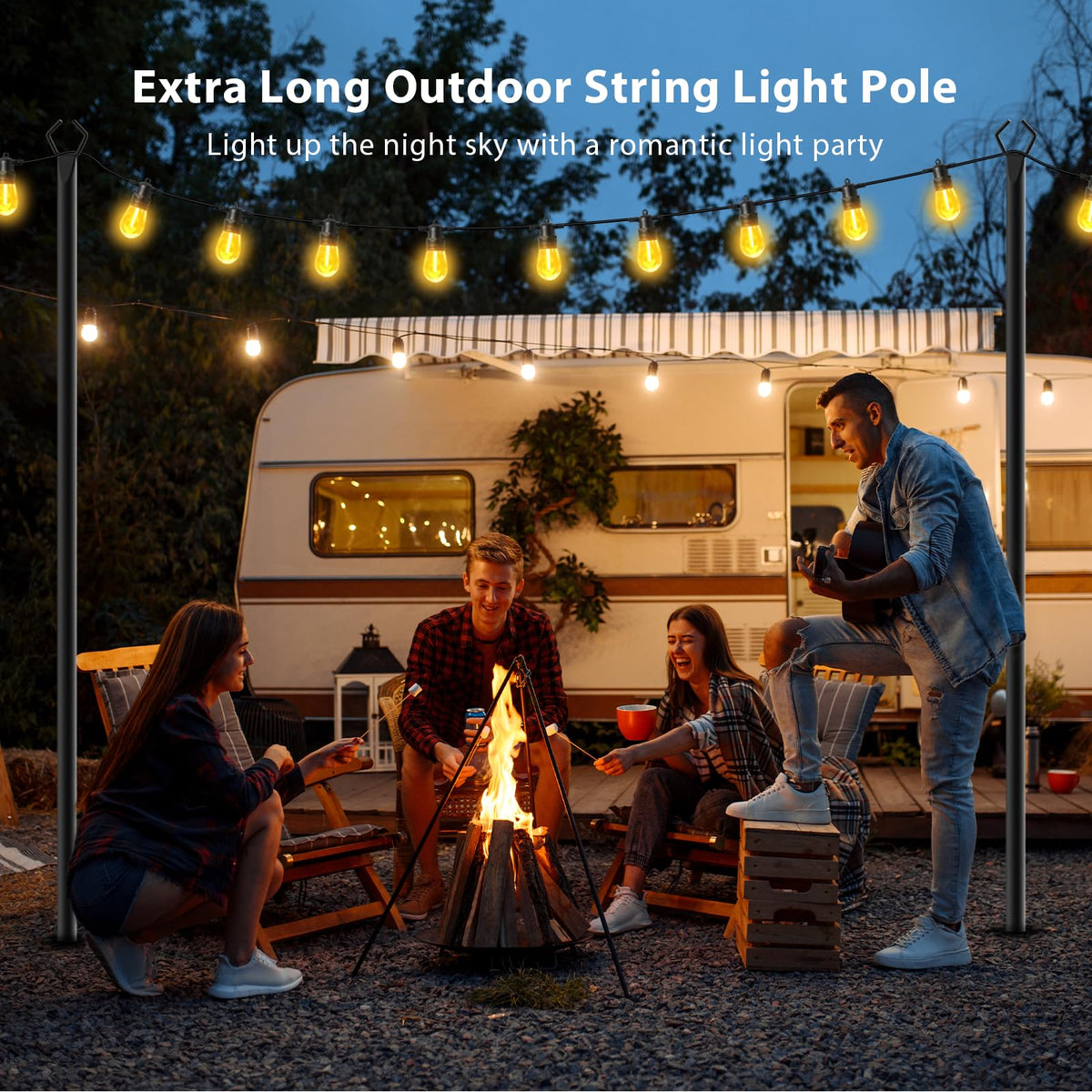 TQQVXX heavy-duty design withstands wind for outdoor parties.
