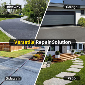 TQRR driveway patio garage floor repair ideal for high-traffic areas.