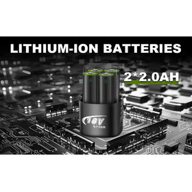 TQUAGGA built-in LED light illuminates dark work areas for precise fastener placement.