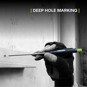 Tracer pencil features an inbuilt sharpener for quick, accurate edge maintenance.