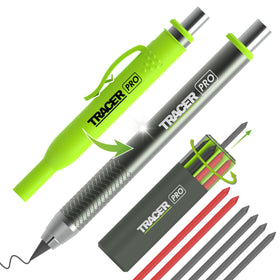 Tracer Pro Series tough metal construction pencil front view for precise site marks.