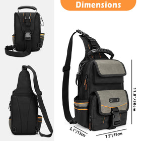 Trahzia pouch interior transparent pocket stores manuals and diagrams for quick reference.