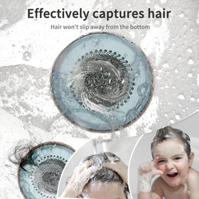TRAPMATE anti-slip base ensures stable placement during showers.