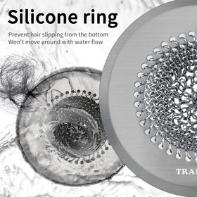 TRAPMATE anti-slip base keeps the drain cover steady during drainage