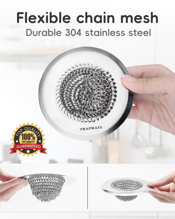TRAPMATE includes a convenient stopper to store water for rinsing produce.