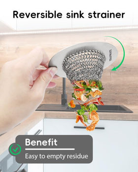 TRAPMATE stainless steel 304 construction ensures rust resistance and long-lasting shine.