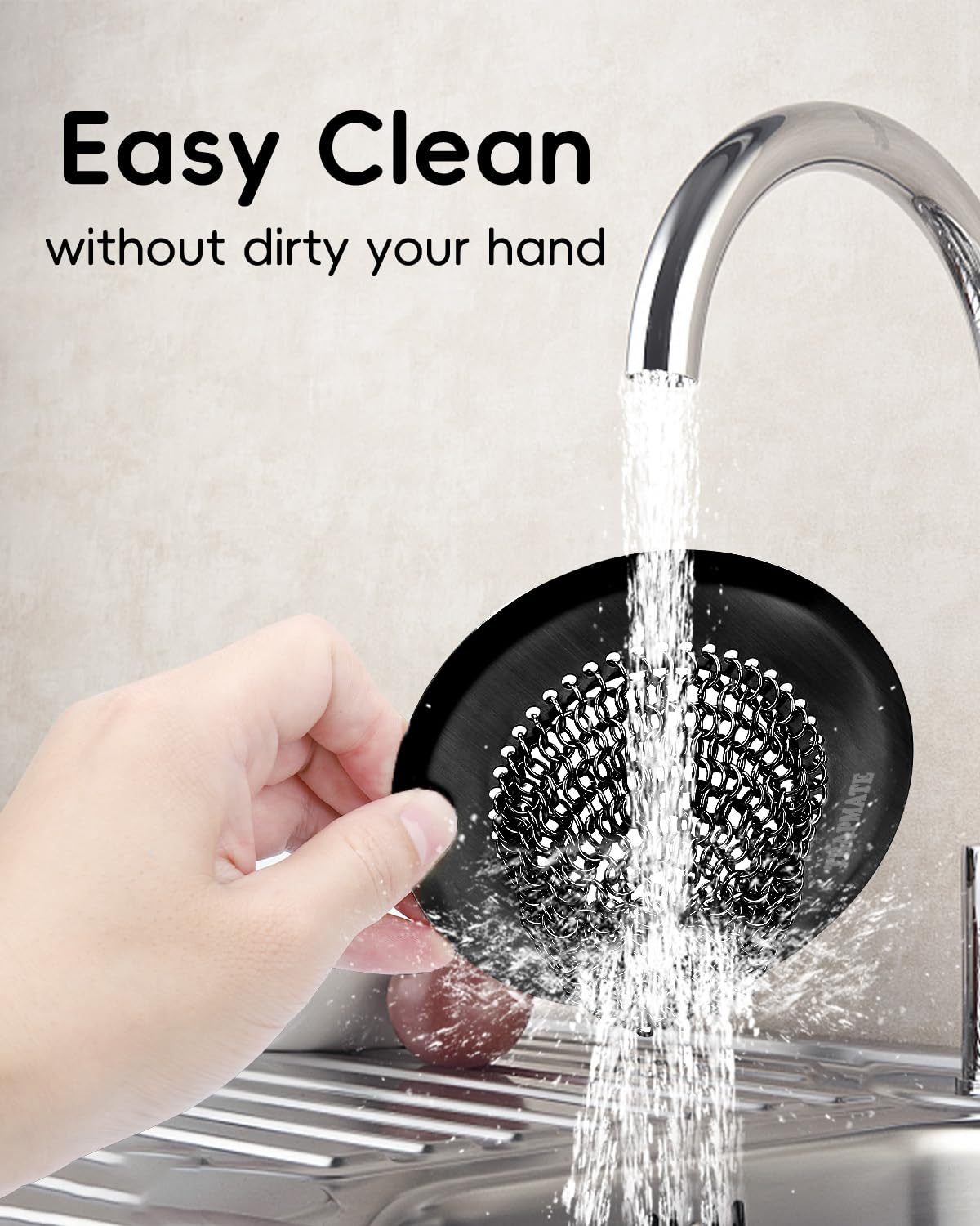 TRAPMATE universal 4.4-inch diameter fits most sinks and bowls