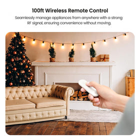 TREATLIFE remote demonstrates full brightness range from dim to bright