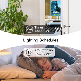 Treatlife 3‑way switch with Alexa and Google Home for hands‑free control.