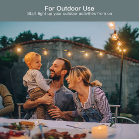 TREATLIFE easy installation with two outlets for versatile lighting setups.