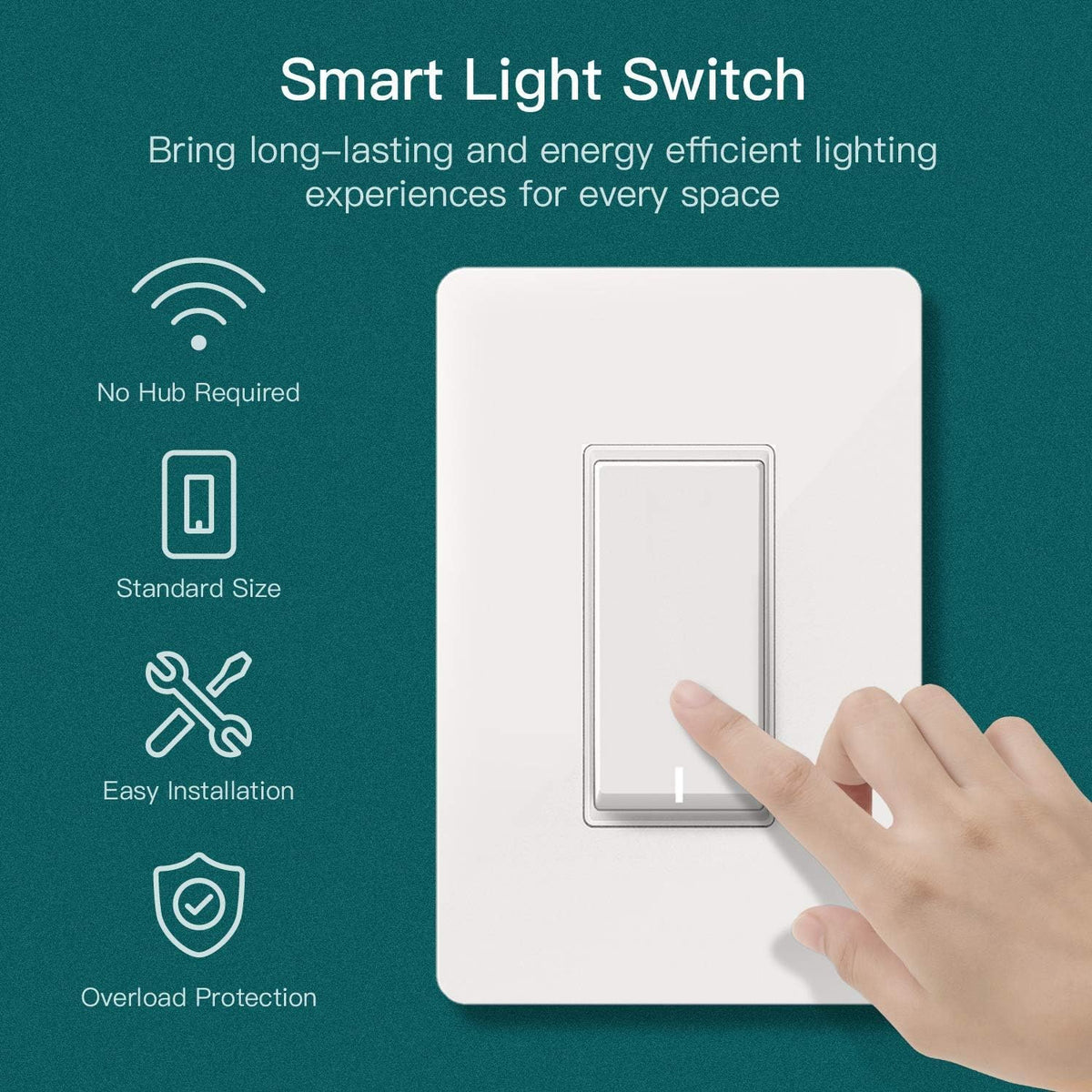 TREATLIFE FCC-certified switch ensures compliant, reliable performance.