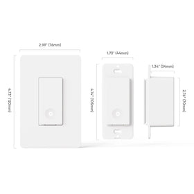 TREATLIFE Smart Switch 4-pack FCC-certified for safety and reliability