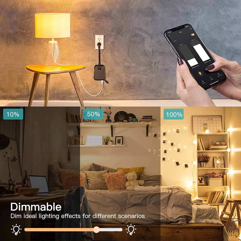 TREATLIFE 2.4GHz WiFi setup provides hub-free connectivity.
