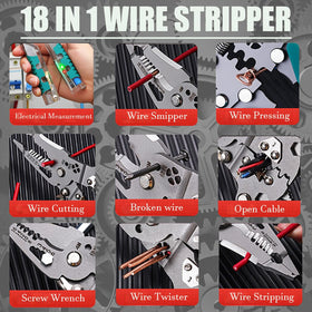Treayes crimping jaws enable secure terminations quickly.