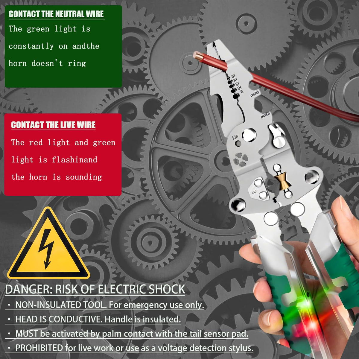 Treayes non-slip grip enhances control in tight spaces.