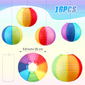 Treela beach ball lanterns brighten poolside parties.