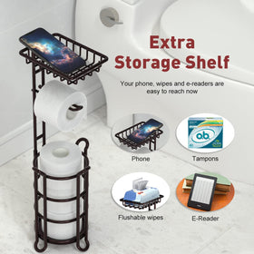 TreeLen bronze stand with mega-roll space for backup rolls