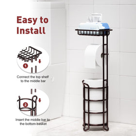 TreeLen bronze side view emphasizing compact footprint for small bathrooms