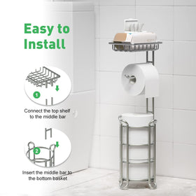 TreeLen weighted base adds stability on busy bathroom floors to prevent tipping.