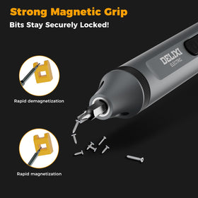 Treevian zero-point-three-nm electric torque protects delicate screws.
