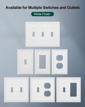 Treewell beaded border adds subtle decorative detail.