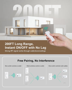 Treewell detachable magnetic switch can cling to metal surfaces for flexible placement.