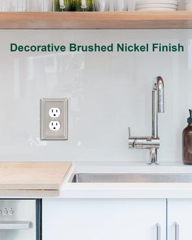 TREEWELL durable metal wall plate finish resists tarnish and corrosion.