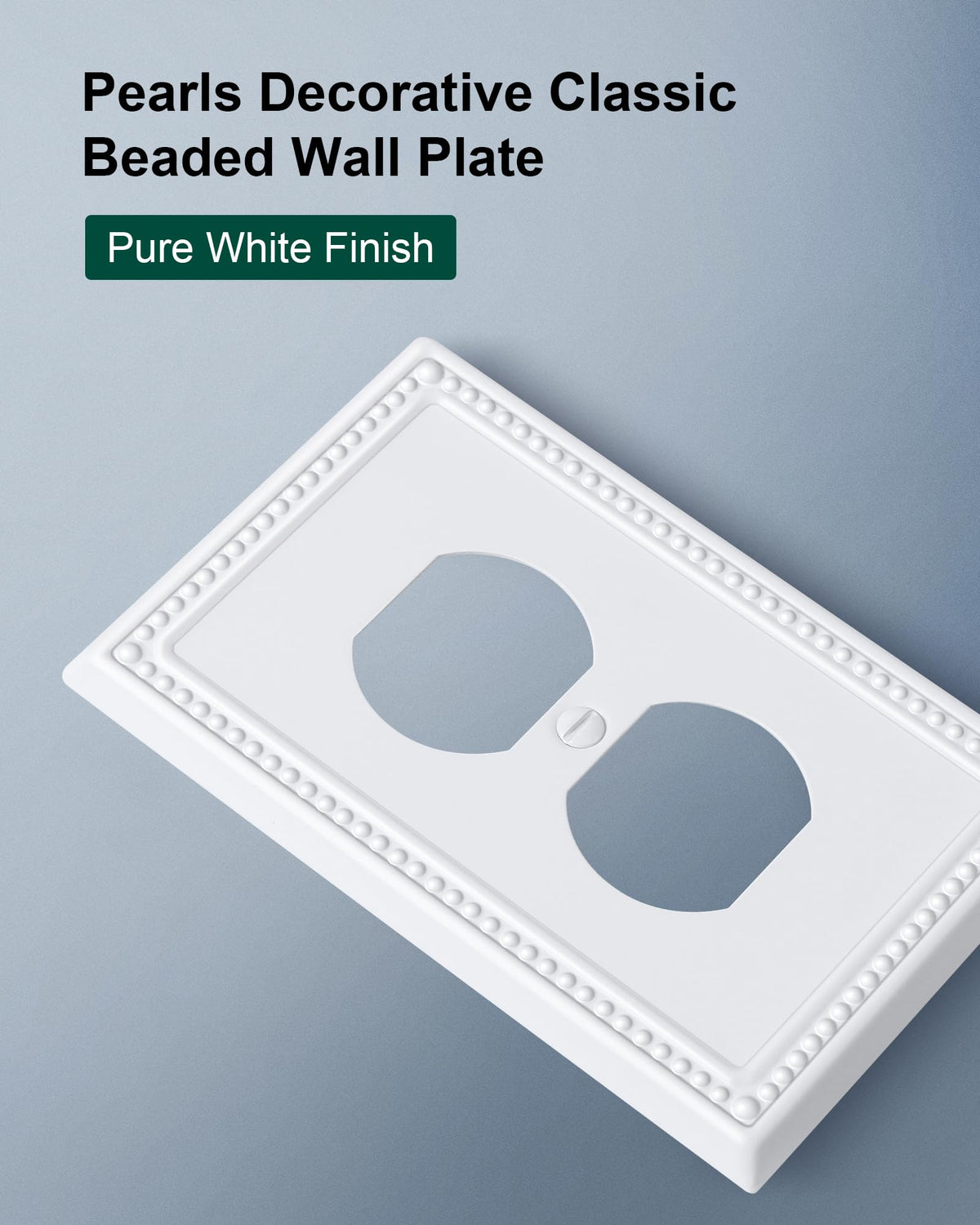 Treewell six-pack wall plate set simplifies upgrades across outlets and switches.