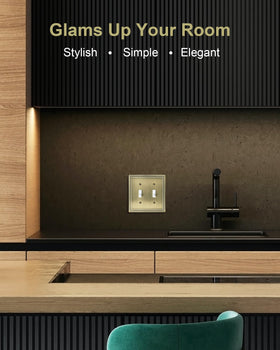 Treewell antique brass plate complements modern and traditional spaces.