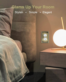 TREEWELL versatile wall plate blends with modern or traditional interiors.