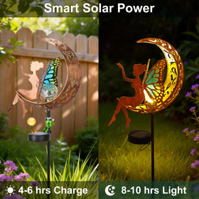 Tremdwoto cracked-glass globe adds rustic shimmer to your yard