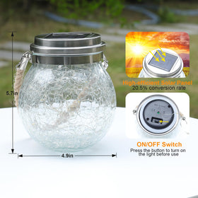 Tremdwoto rope-handle lantern offers easy hanging on hooks.