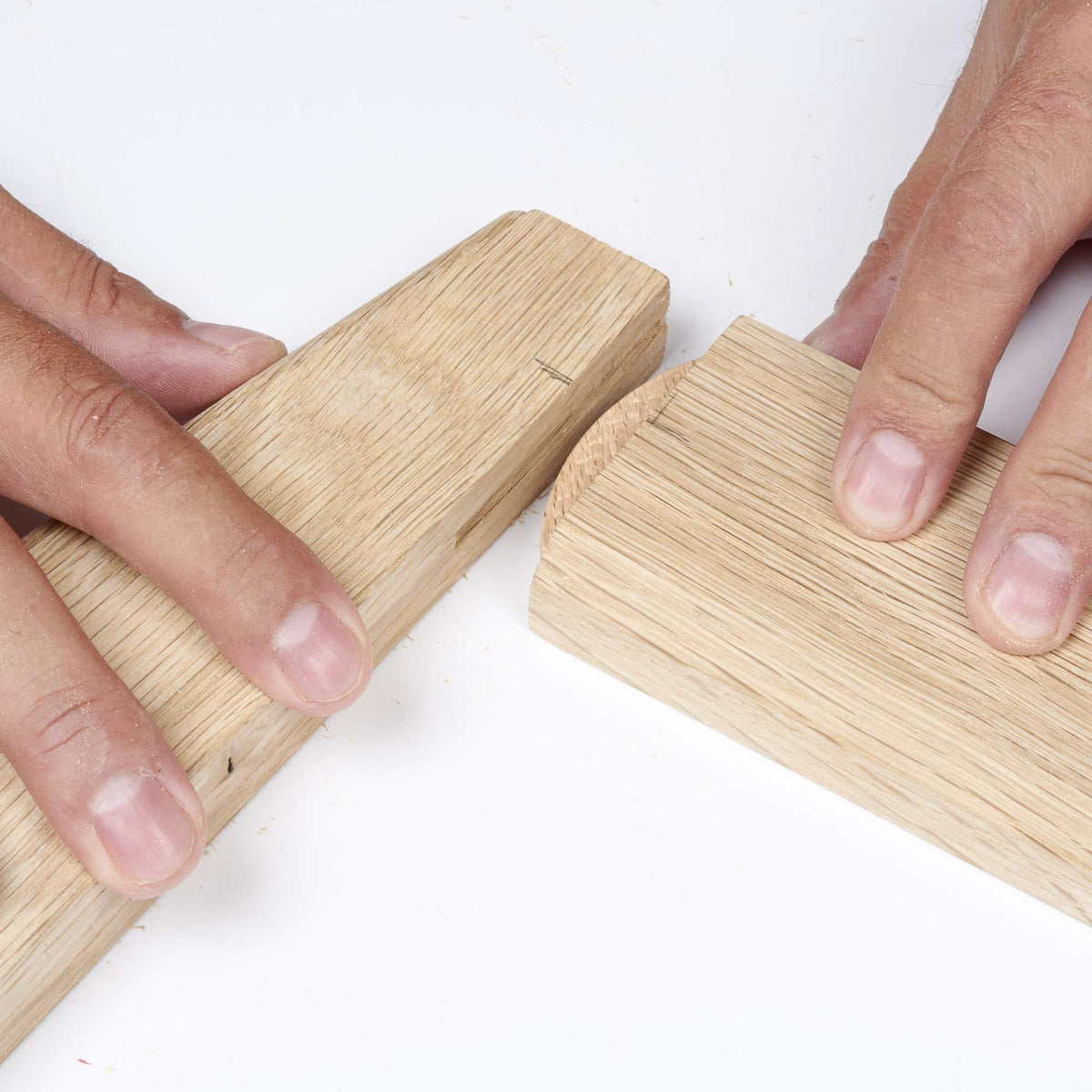 TREND beechwood biscuit expands with glue to form strong joints