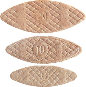 TREND Beechwood biscuit No.0 pack front for precise joinery in woodworking