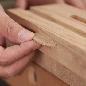 TREND beechwood No-20 biscuit used in furniture and cabinetry projects