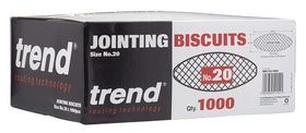 TREND beechwood biscuit ideal for strong glue bonding across materials