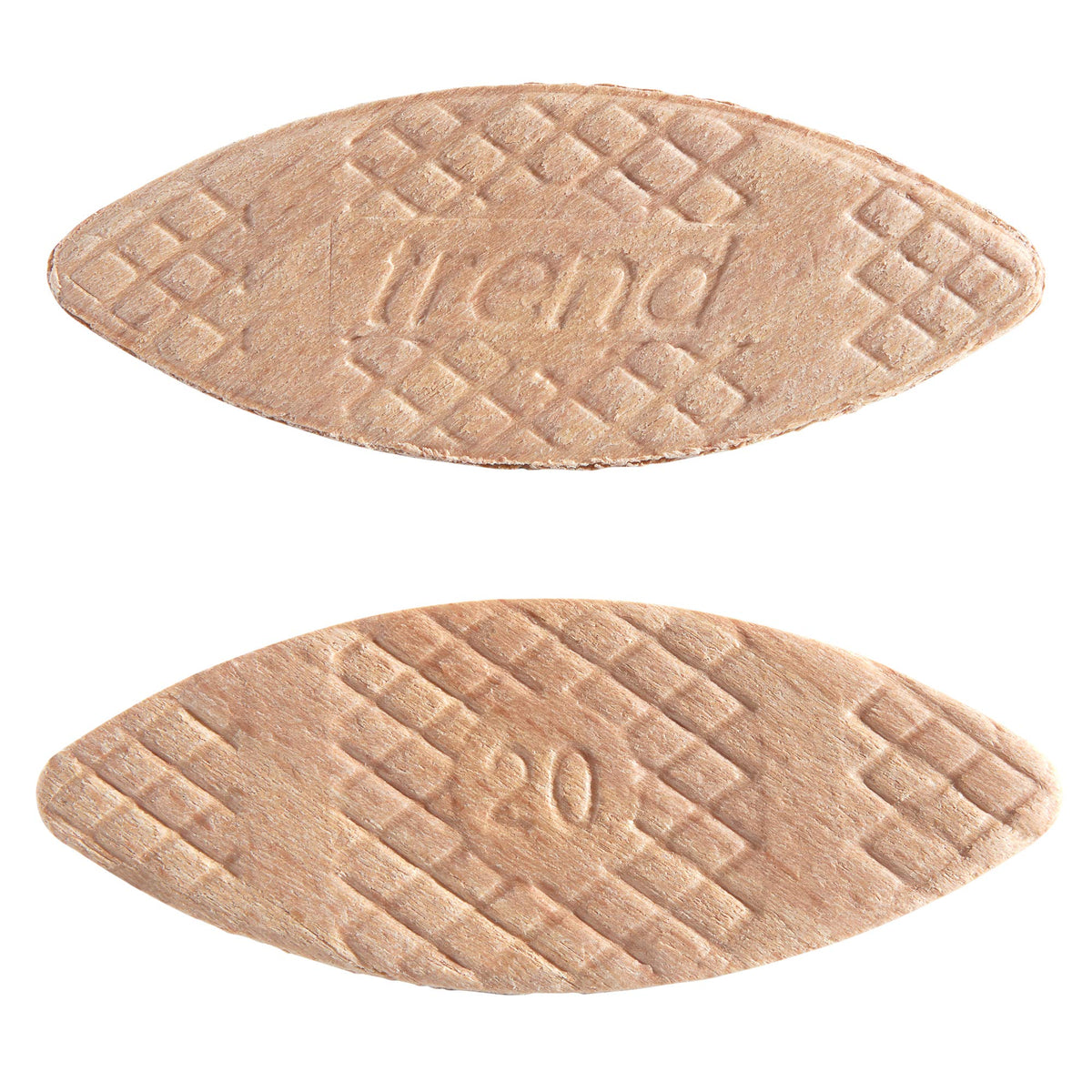 TREND beechwood no-20 biscuit in slot ensures a consistent fit during glue up