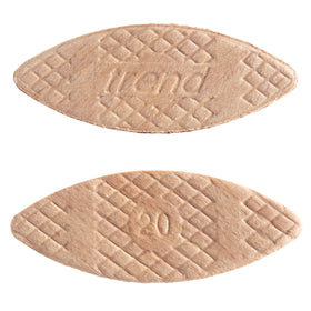 TREND beechwood no-20 biscuit in slot ensures a consistent fit during glue up