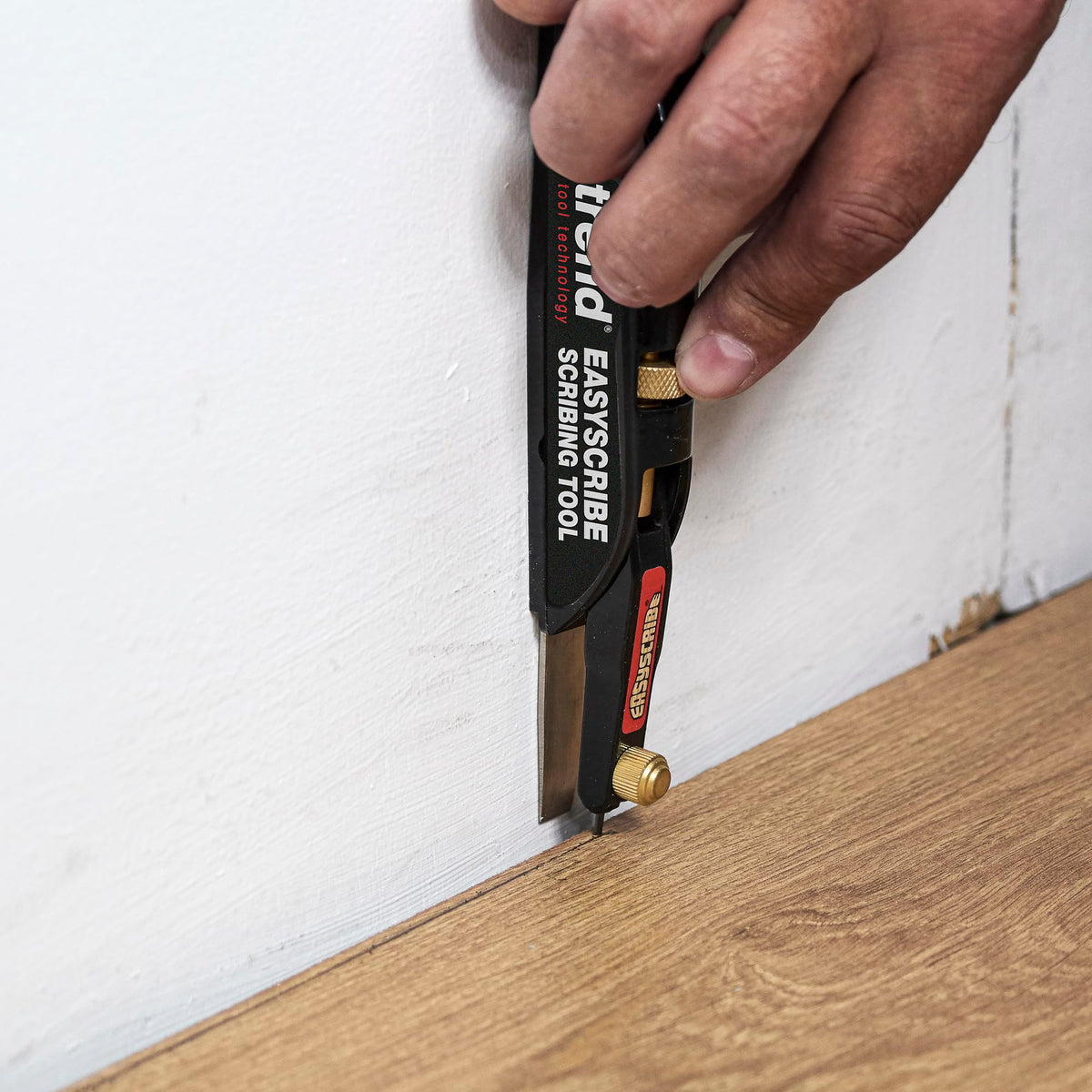 Trend EasyScribe adjustable offset supports versatile scribing from doors to tiling