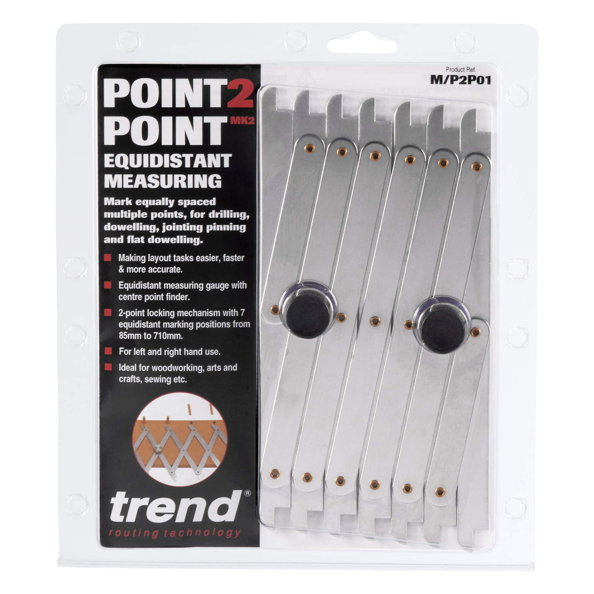 Trend equidistant marking improves dowel and joint layout efficiency