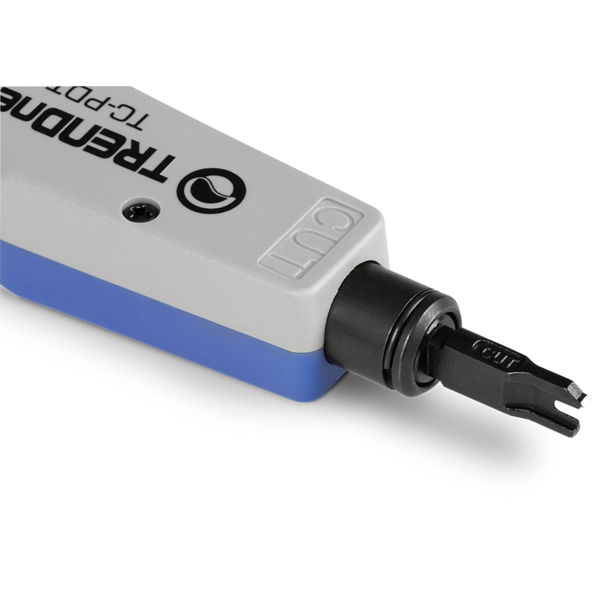 Ergonomic comfort grip on the TRENDnet TC-PDT for easy handling.