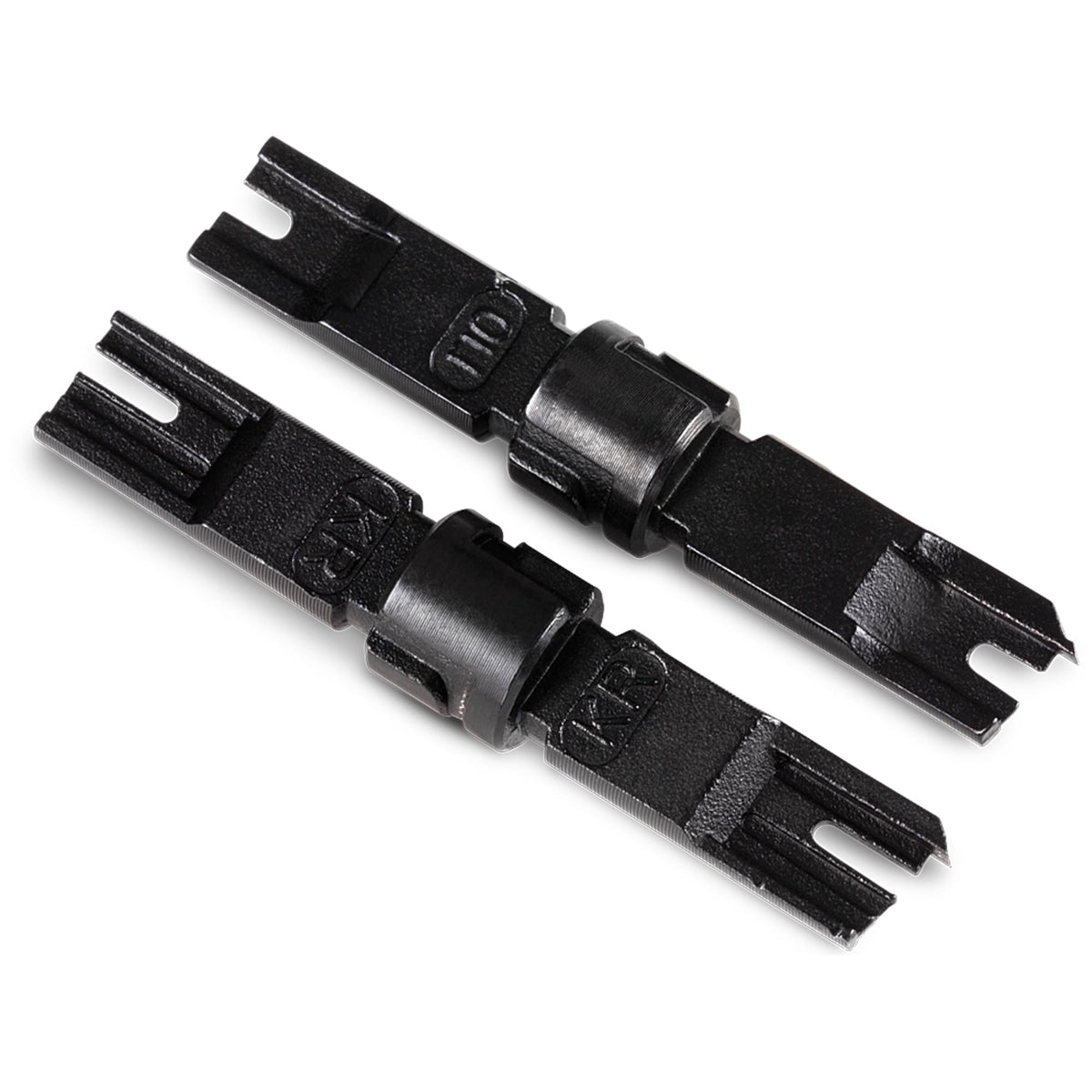 Interchangeable reversible blades for multiple cable standards on TRENDnet TC-PDT.
