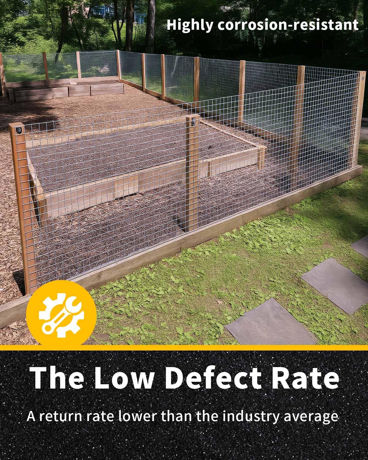 Trenk hot-dip galvanized mesh resists rust in harsh weather.