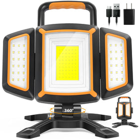 Tresda 30W work light main beam rotating for full workspace coverage.