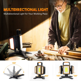 Tresda dual side lights provide flexible illumination for any task.